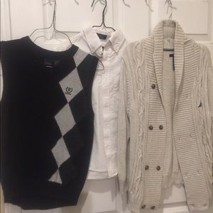 3 sweaters boys youth medium